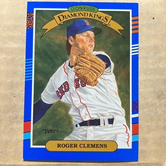 Rodger Clemens error baseball card - Picture 1 of 6